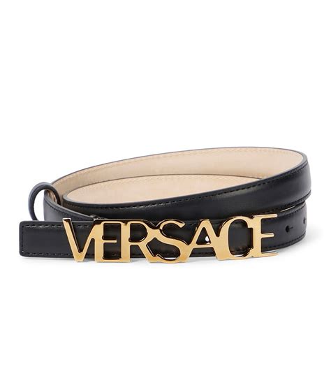 versace classic leather belt|Versace belt price.